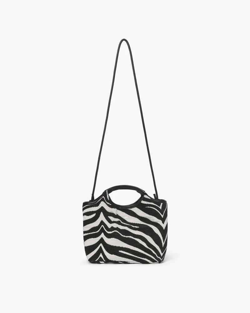Small Zebra Crossbody Tote Taske