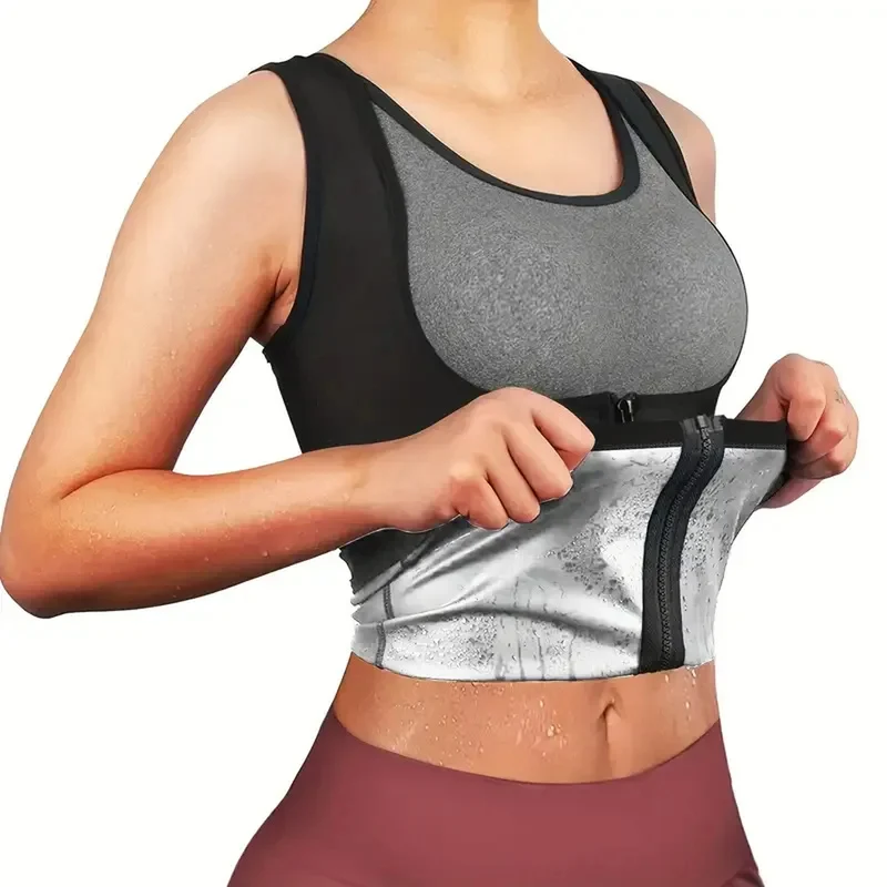 Zippered Heat-Trapping Sports Vest