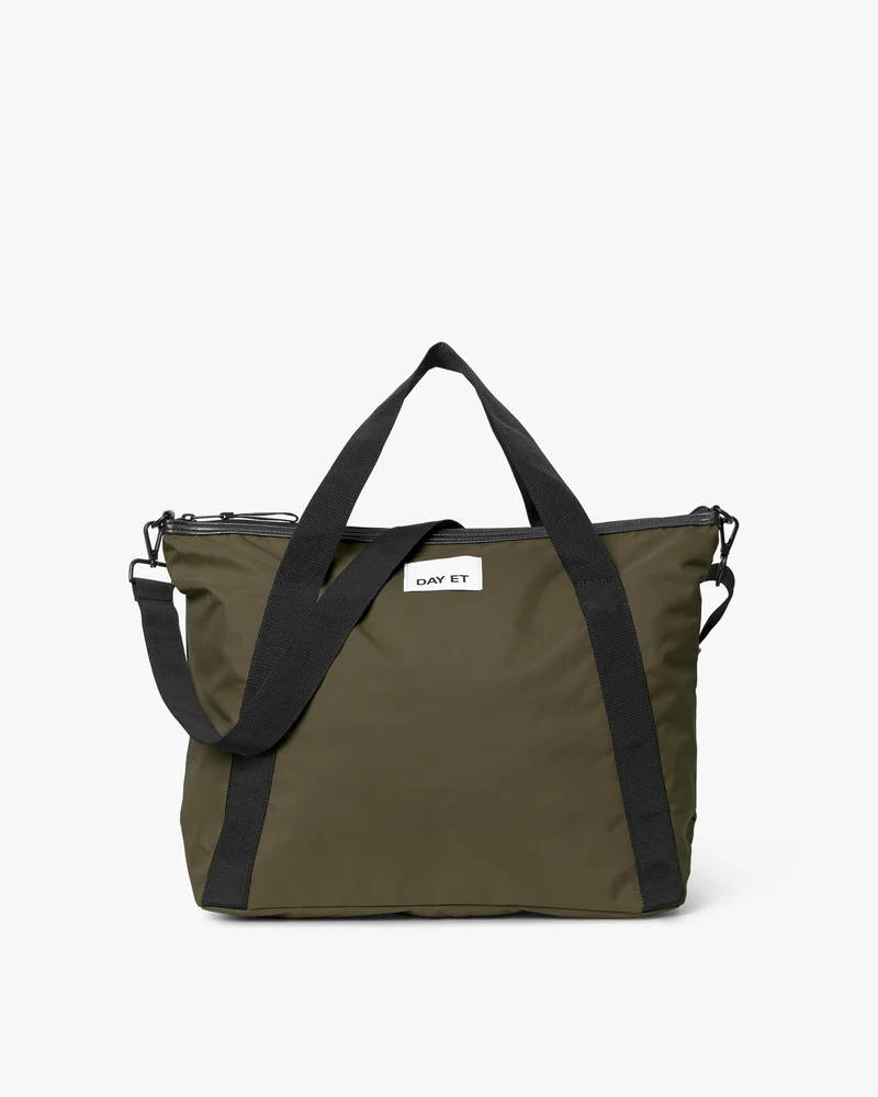 Large Nylon Crossbody Shoppingväska