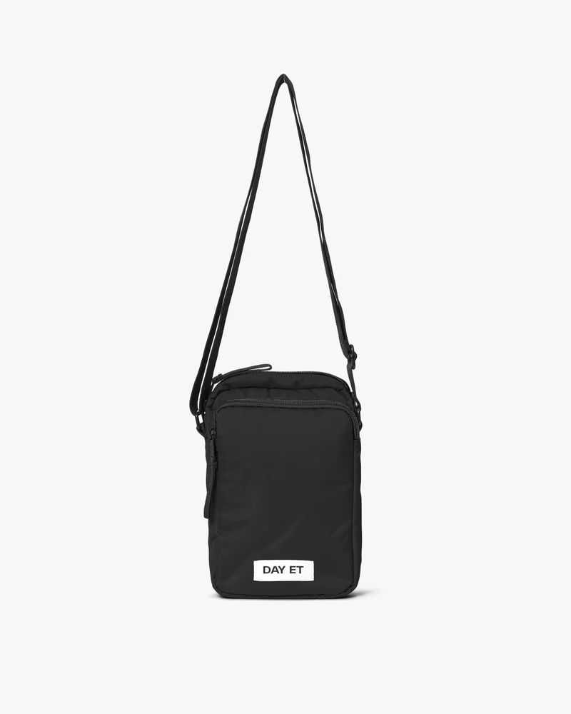 Large Compact Nylon Crossbody Väska