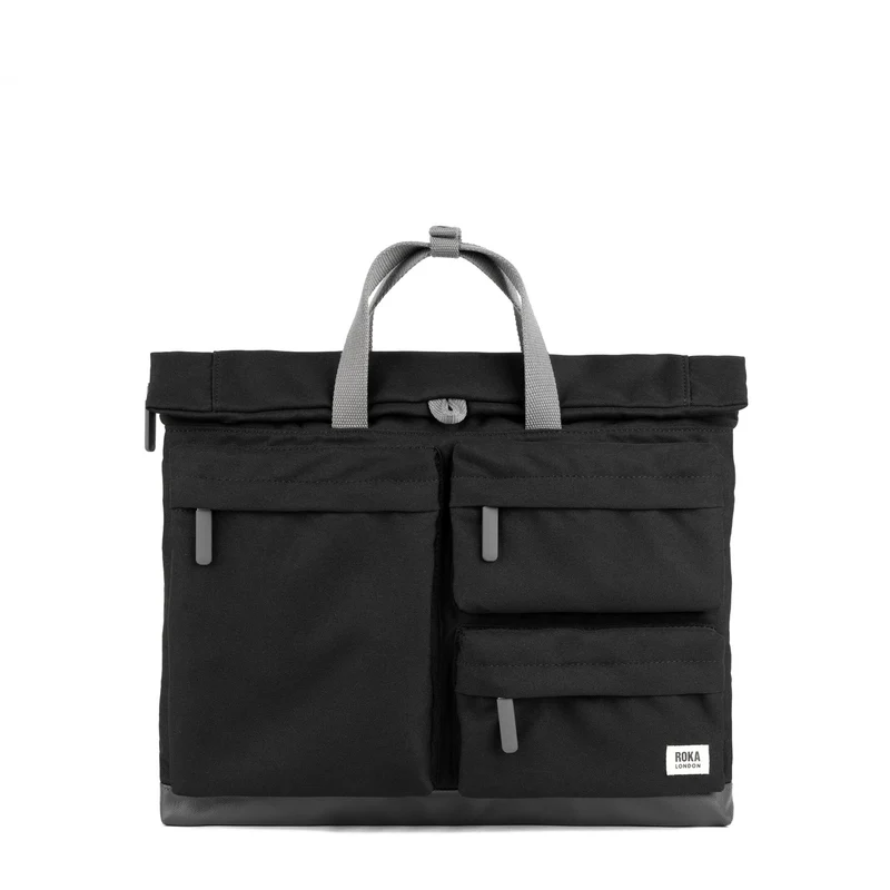 ROKA Blackfriars M Ash Återvunnen Canvas Bag