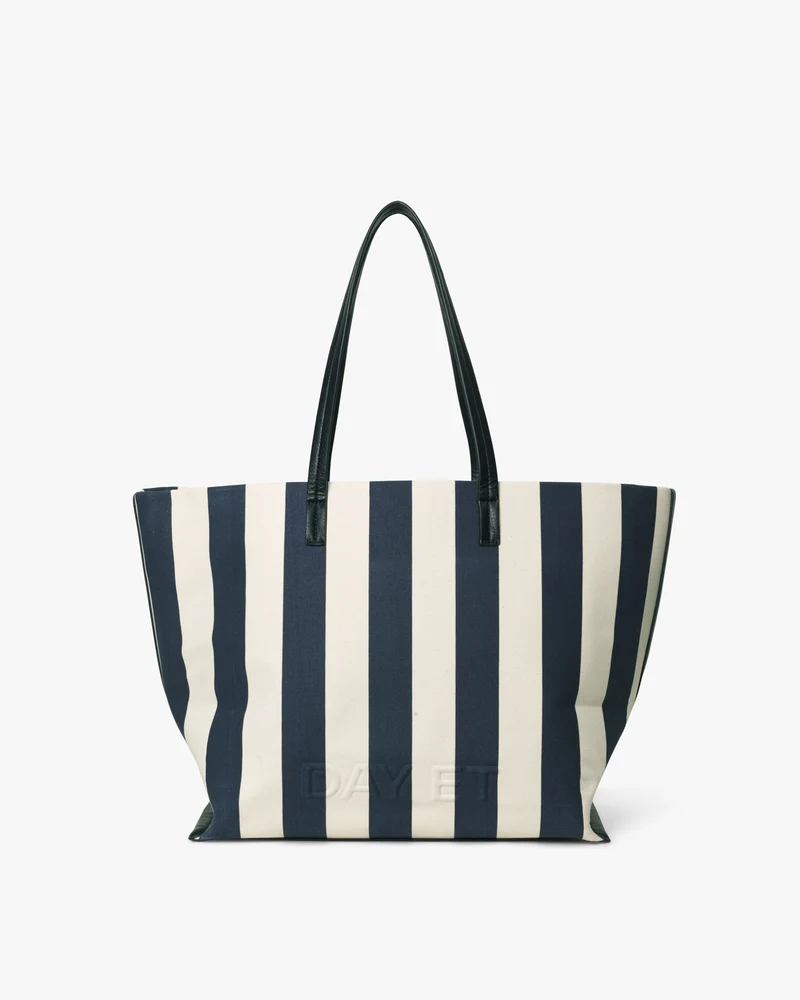 Large Striped Travel Axelremsväska
