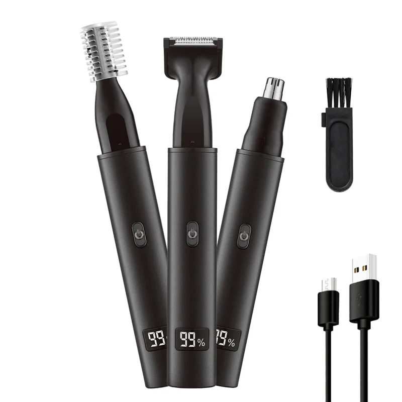 3 in 1 Rechargeable Nose and Eyebrow Trimmer