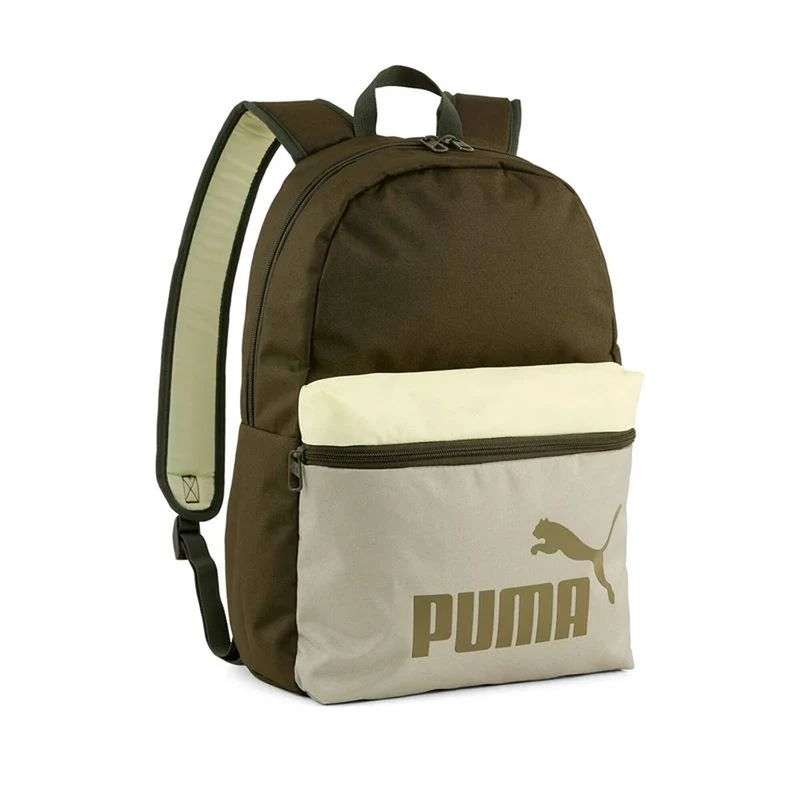 Ryggsäck Puma Phase Color Block, oliv, unisex