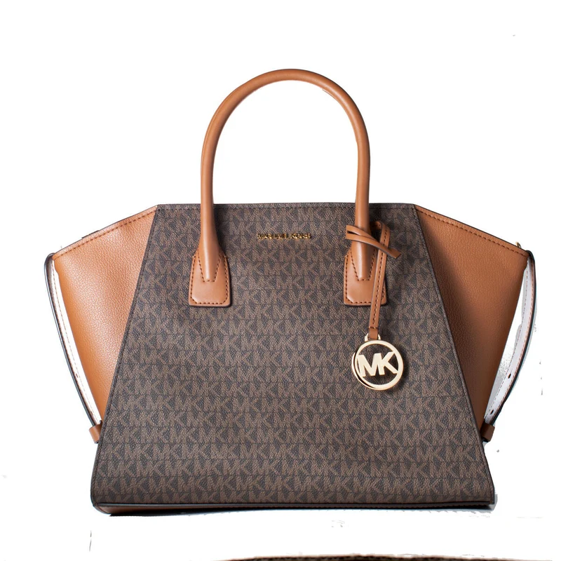 Michael Kors Handväska Avril Klassisk Amerikansk Brun