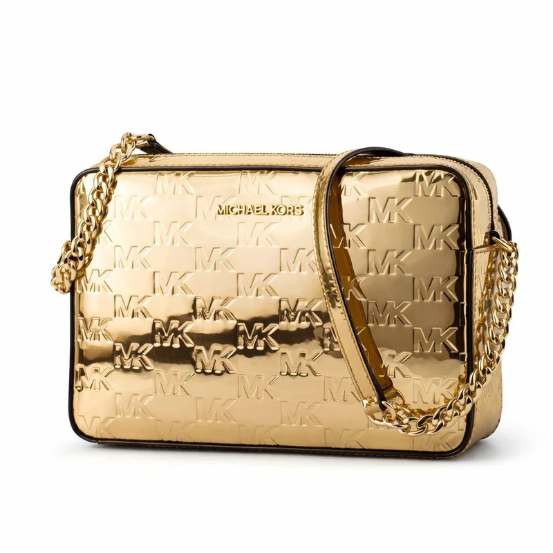 Michael Kors Axelväska 35f5gttc9i Pale Gold Guld