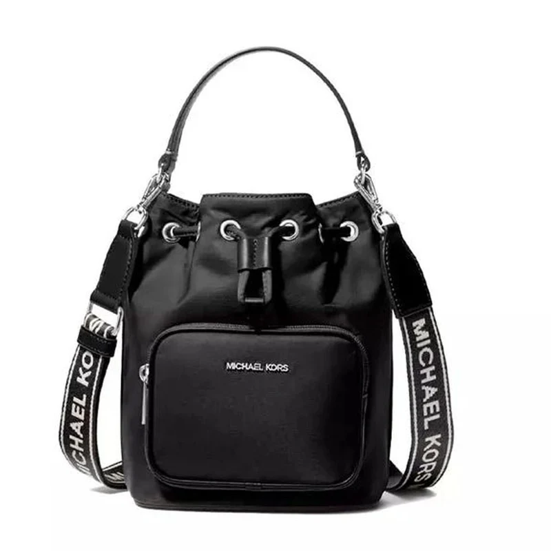 Michael Kors Axelväska Khai Atervunnen Nylon Svart