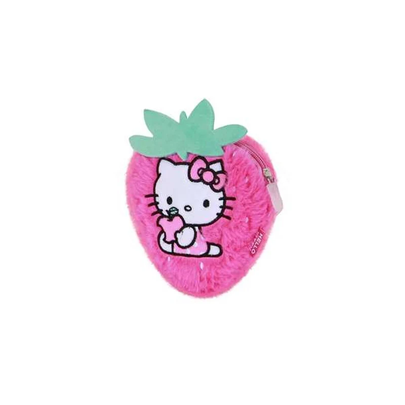 Plånbok Hello Kitty, rosa, kompakt design