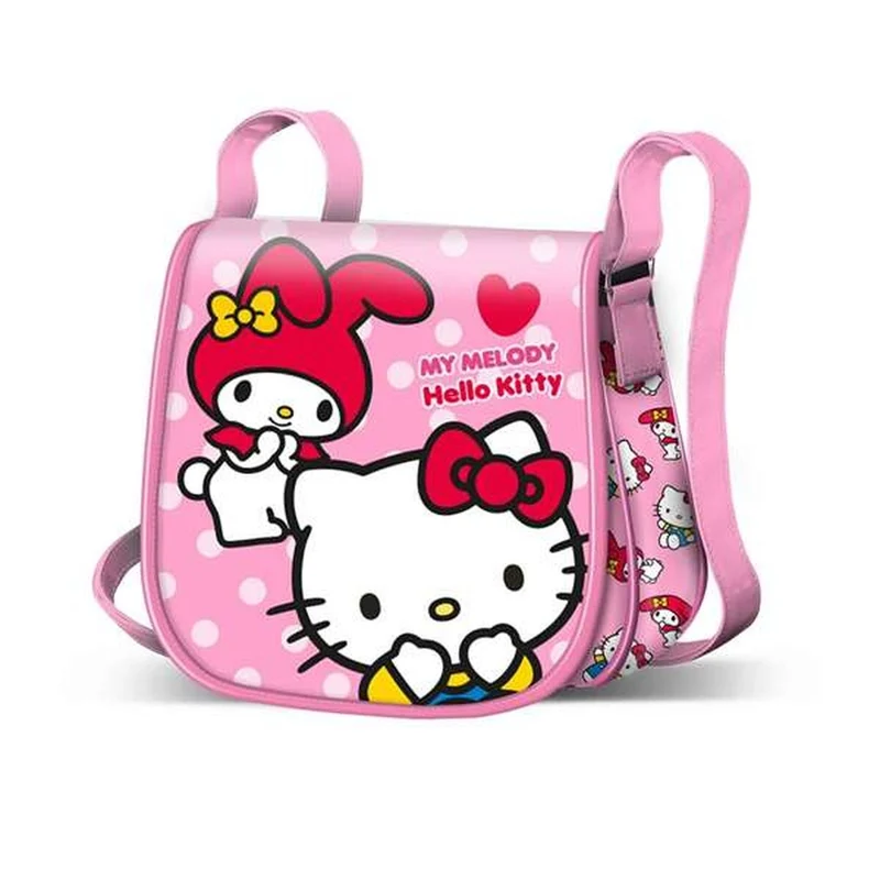 Axelväska Hello Kitty för barn, rosa, justerbar rem