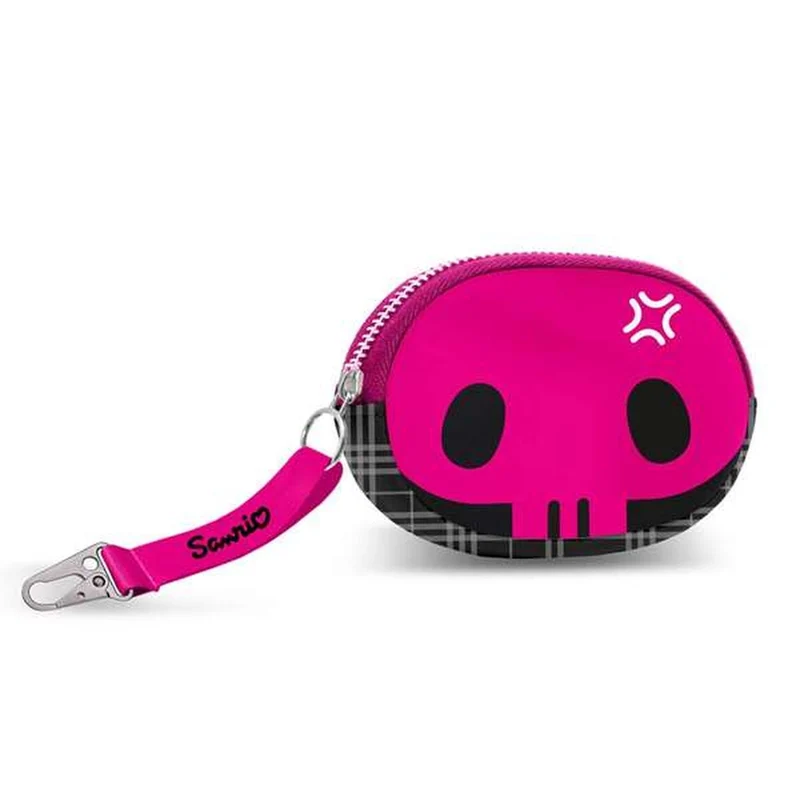 Plånbok Kuromi i svart, kompakt design