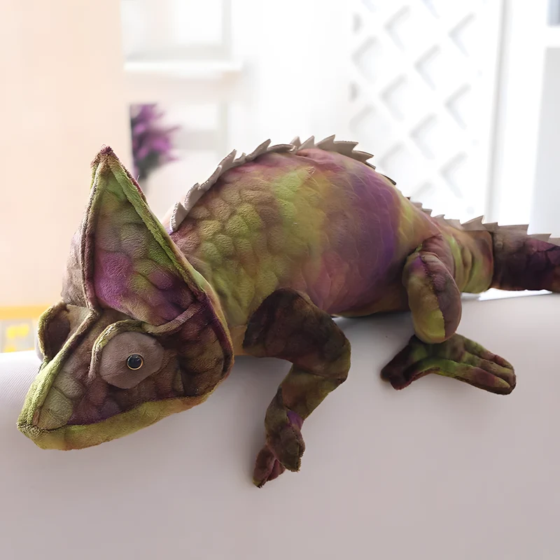 Realistic Chameleon Plush