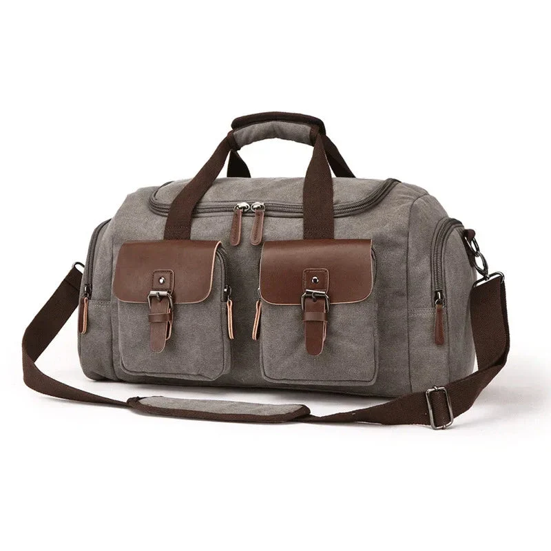 Retro Canvas Travel Unisex Shoulder Bag