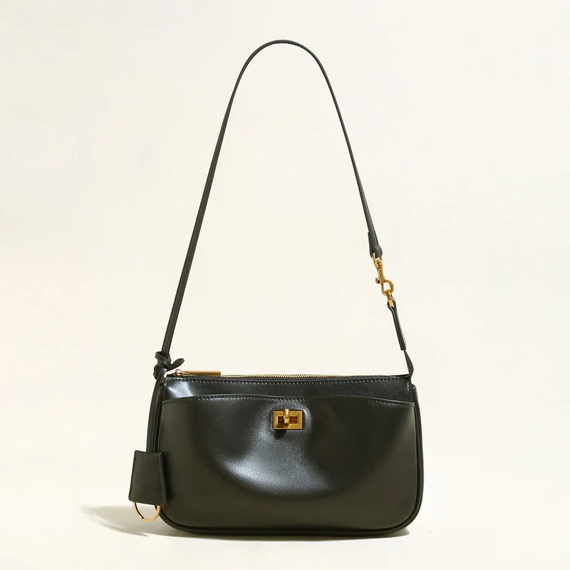 Santa Monica Leather Shoulder Bag