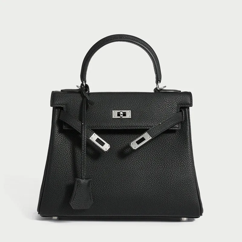 Queens Mini Top Handle Leather Bag