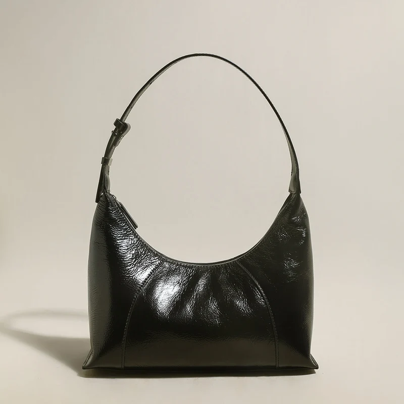 Emmanuelle Leather Shoulder Bag