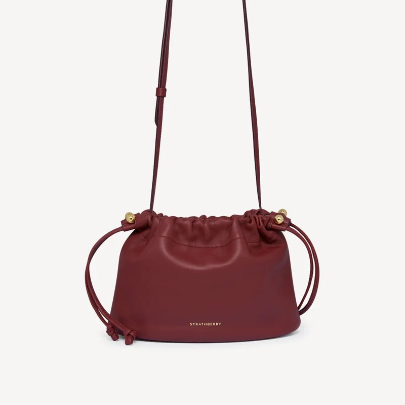 Charlotte Drawstring - Oxblood