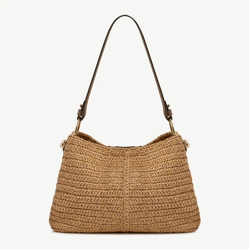 Lana Hobo - Raffia/Clay