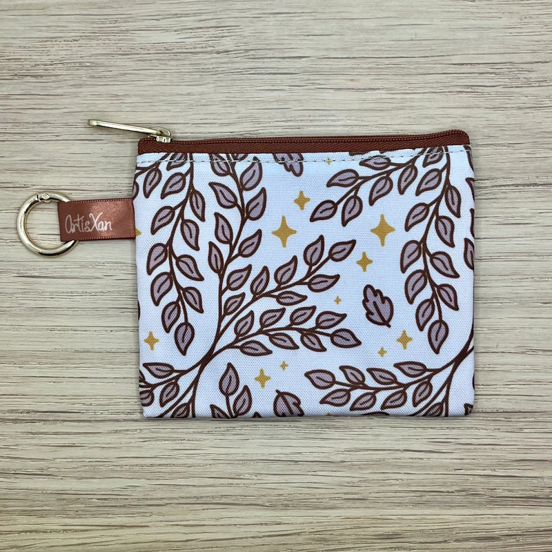 Ivory Leafy Essentials Bag