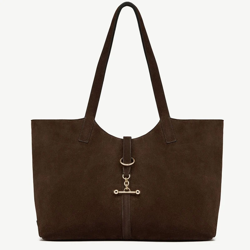 Kite Tote - Suede Chocolate