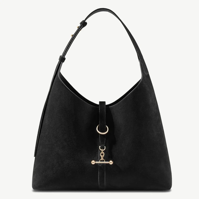 Kite Hobo Maxi - Black Suede