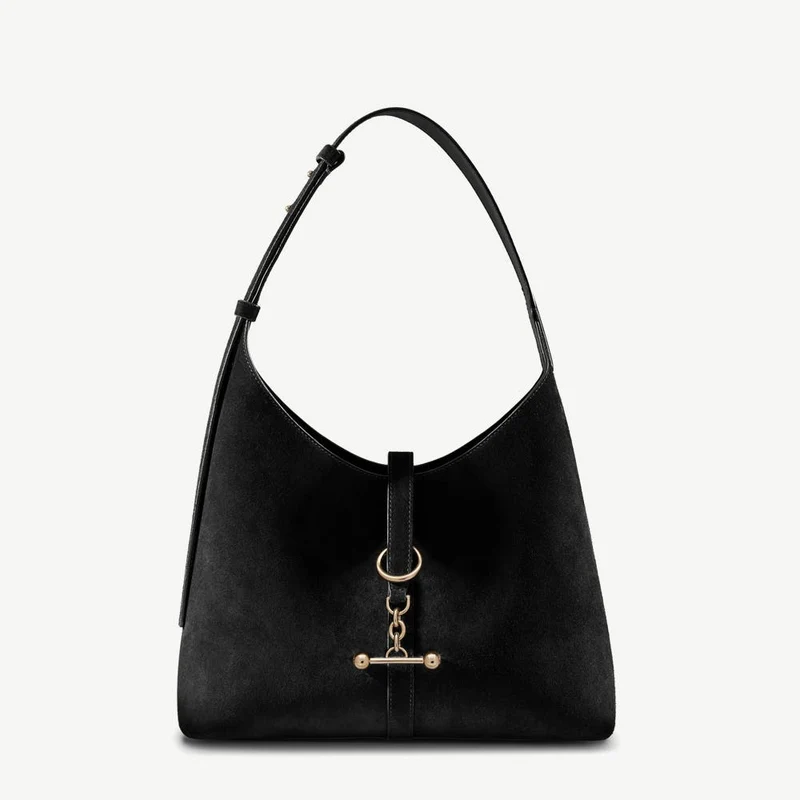 Kite Hobo - Black Suede