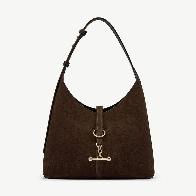 Kite Hobo - Chocolate Suede