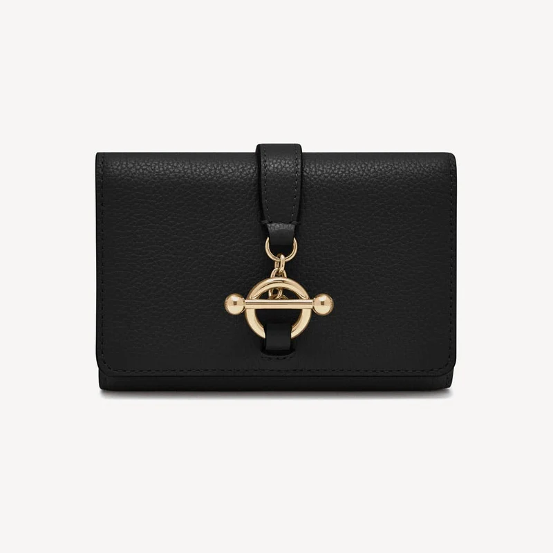 Kite Medium Trifold Wallet - Black