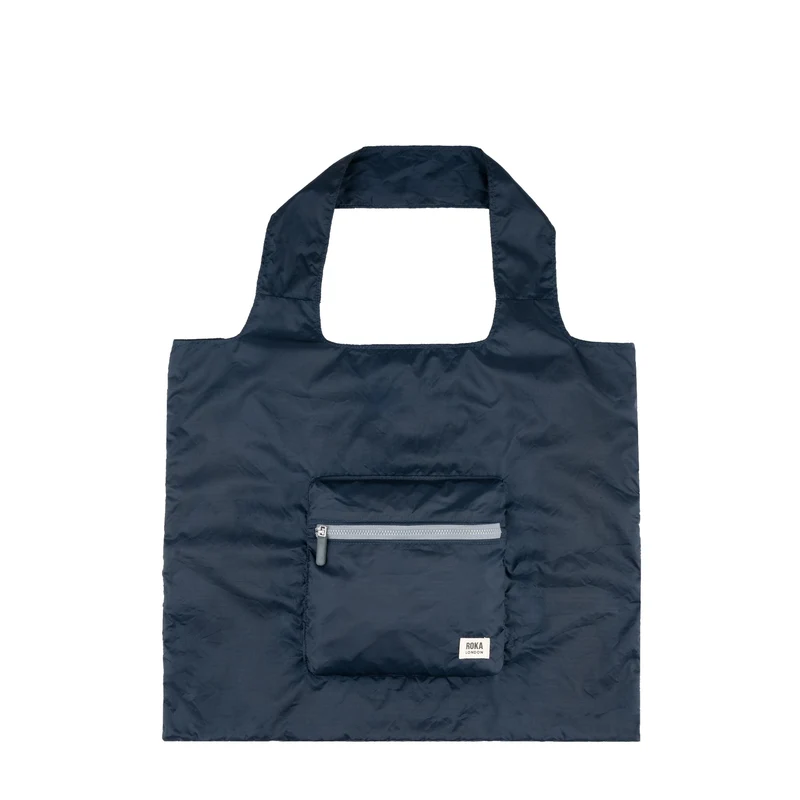 ROKA Borough Medium Recycled Nylon Ripstop Bag - Midnight