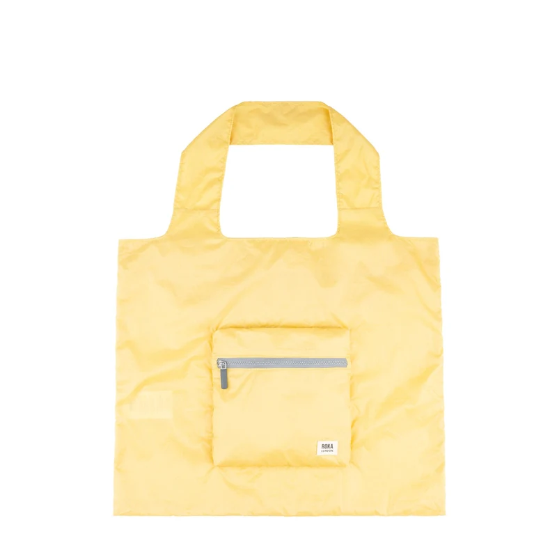 ROKA Borough Medium Recycled Nylon Ripstop Bag - Citron