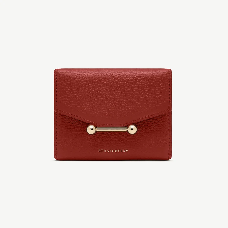 Mosaic Trifold Wallet - Levanto Red