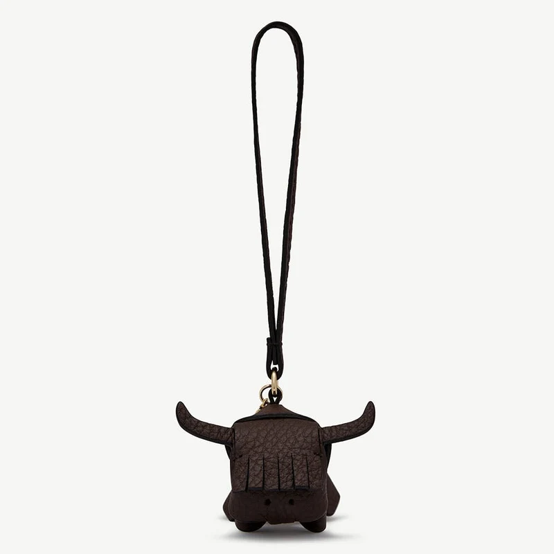 Bag Charm - Highland Cow Dark Chocolate