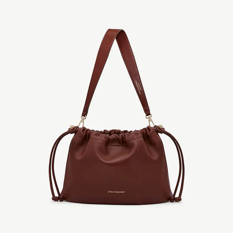 Charlotte Midi Drawstring - Walnut
