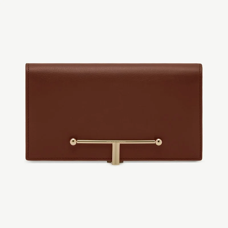 Large Melville Street Wallet - Walnut