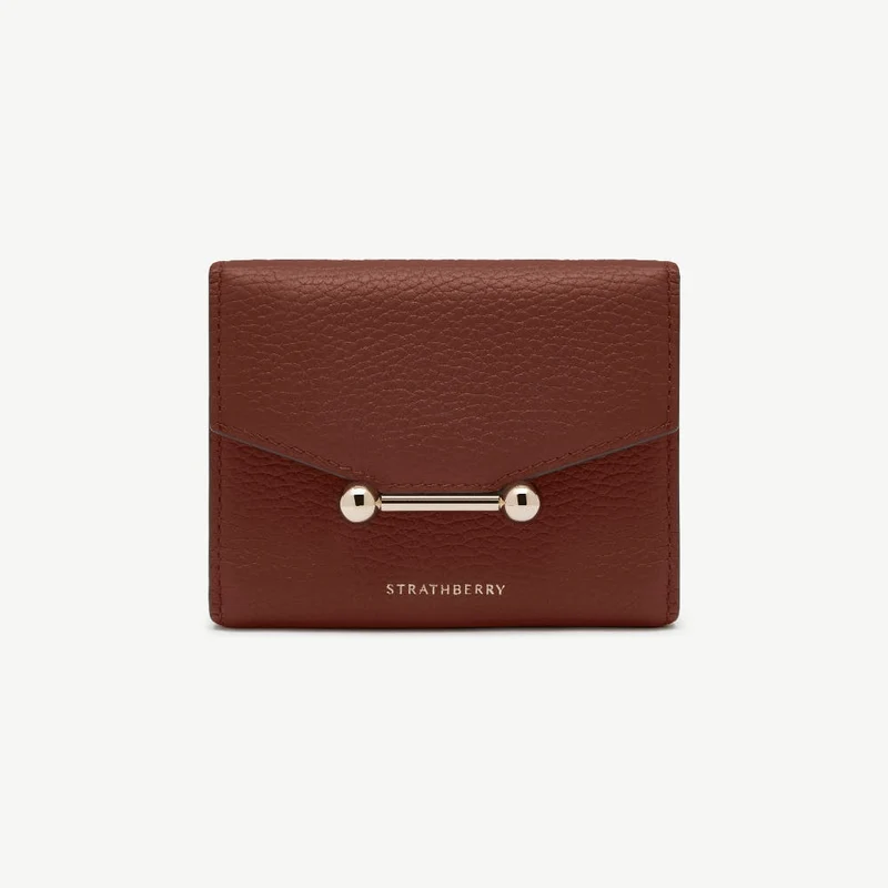 Mosaic Trifold Wallet - Walnut