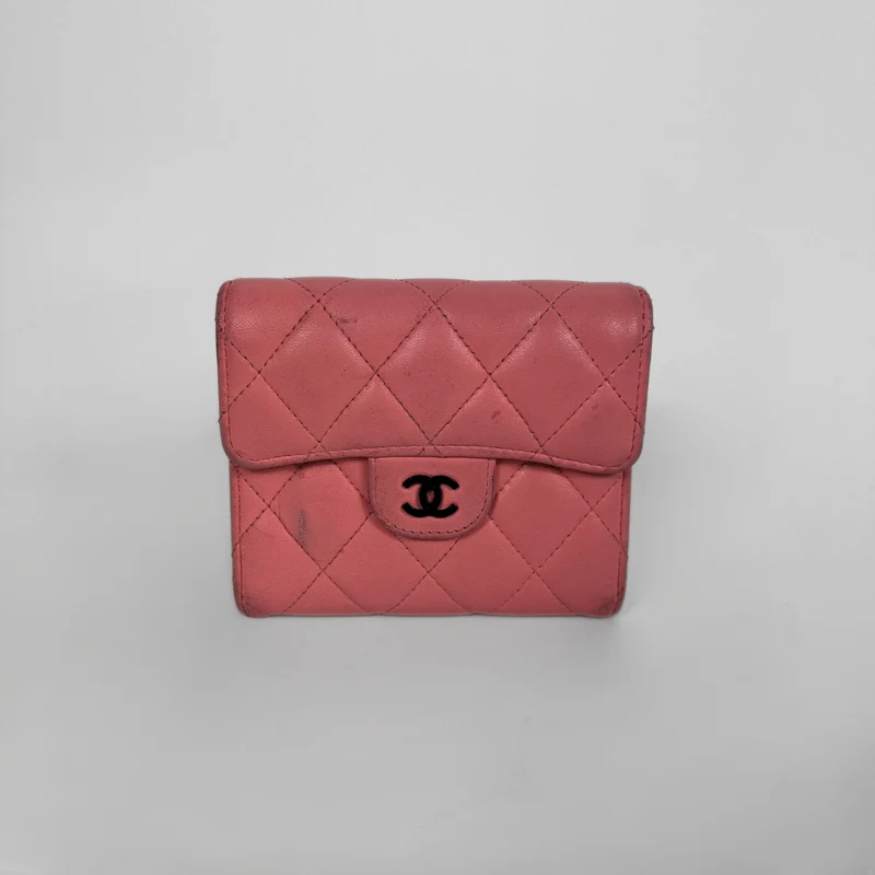 Chanel 2.55 Liten Plånbok Rosa