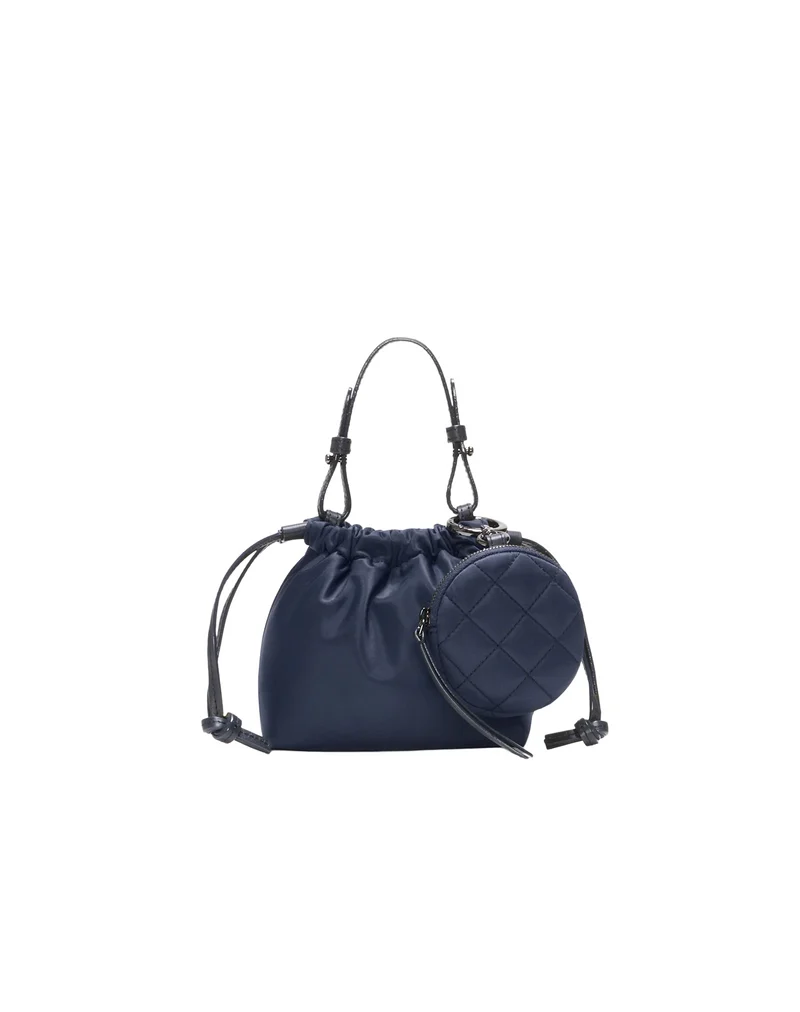 MZ Wallace Navy Waverly Bebe Tote