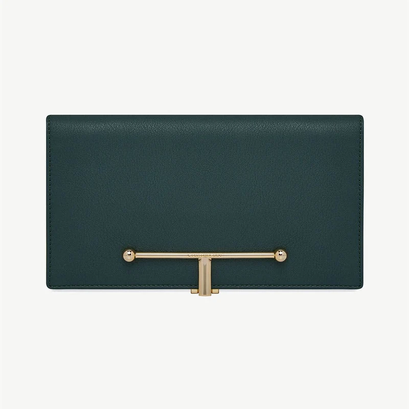 Large Melville Street Wallet - Bottle Green