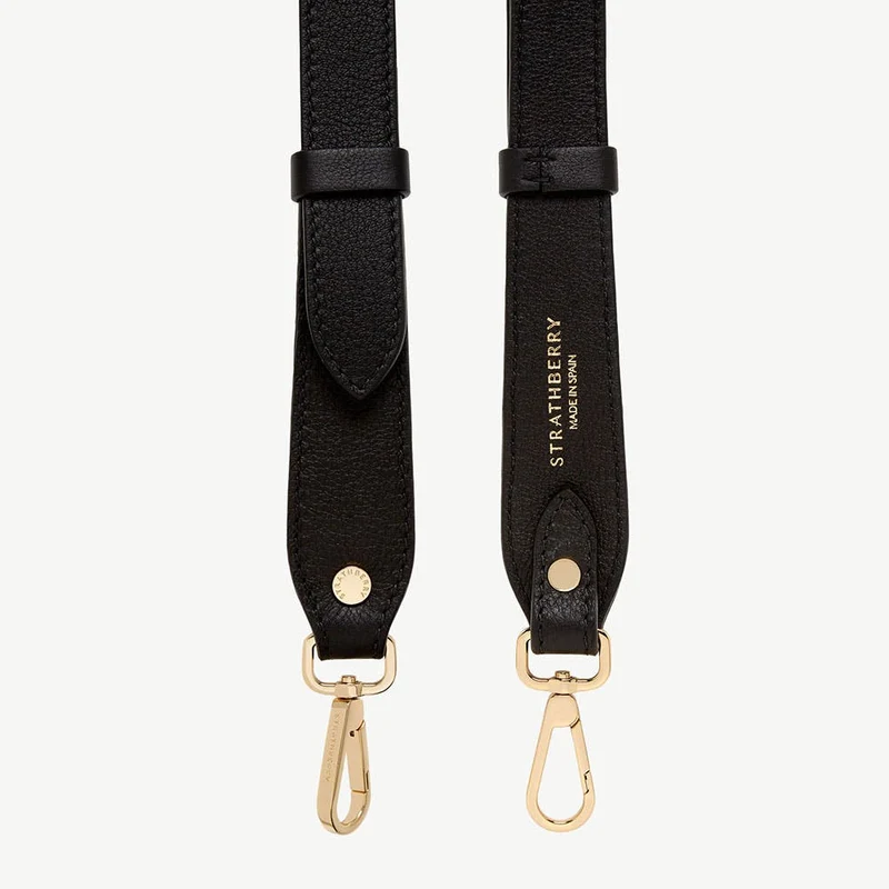 Adjustable Leather Strap - Black