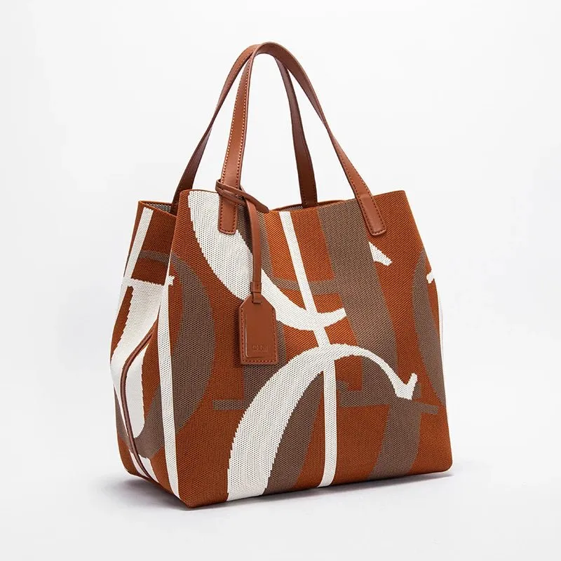 CHCH Shoppingväska Mommy Summer Stor kapacitet Damhandväska 27 * 12 * 27 cm
