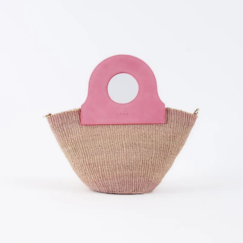 Handheld Basket Rose Pink