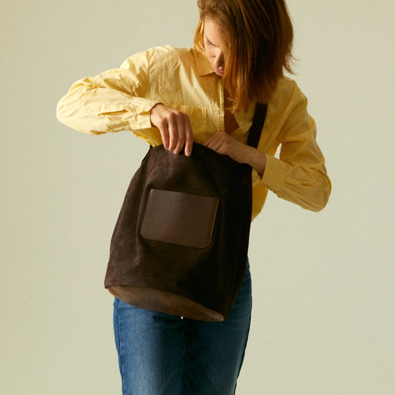 Huxley Suede Tote