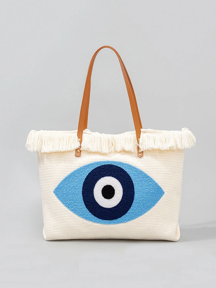 Embroidered Tote Bag