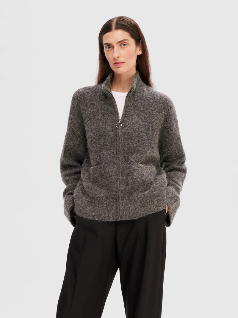 Cardigan Sia Ras knit zipper