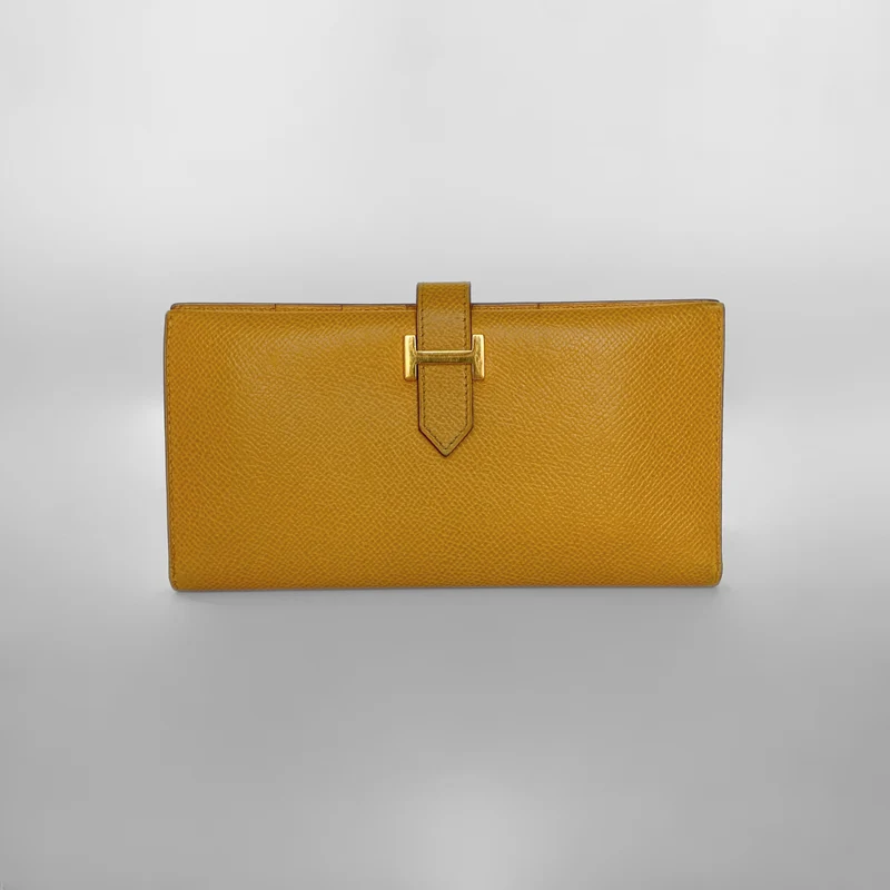 Hermès Bearn Plånbok Epsom Läder