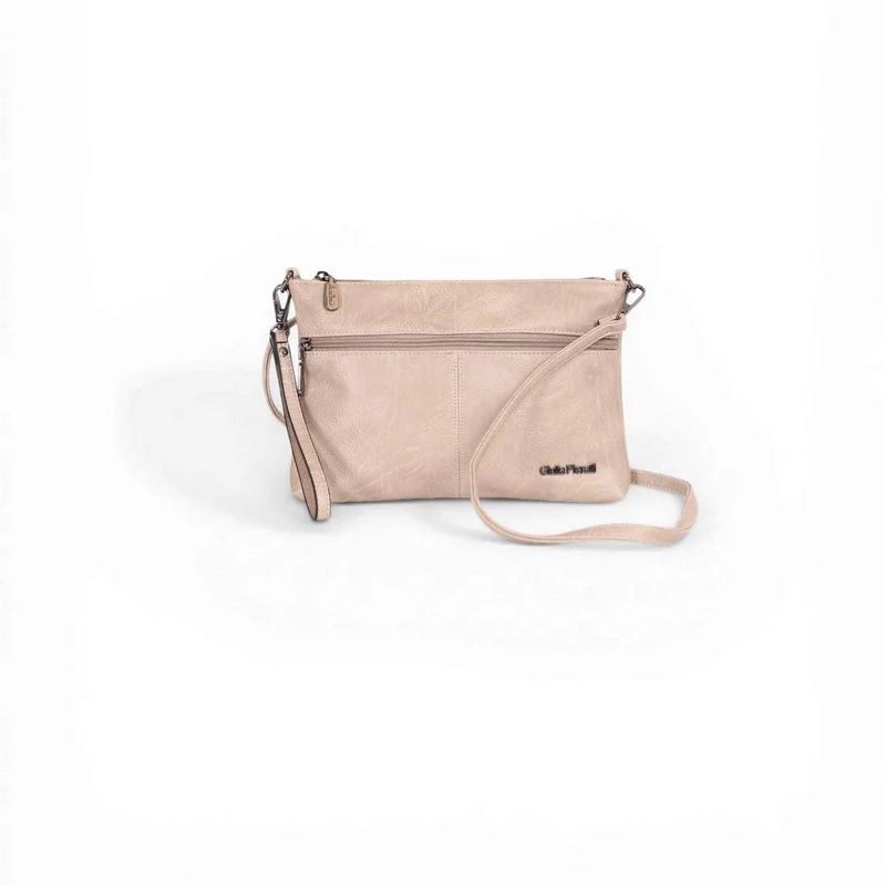Giulia Pieralli Classic Clutch Shoulderbag Taupe