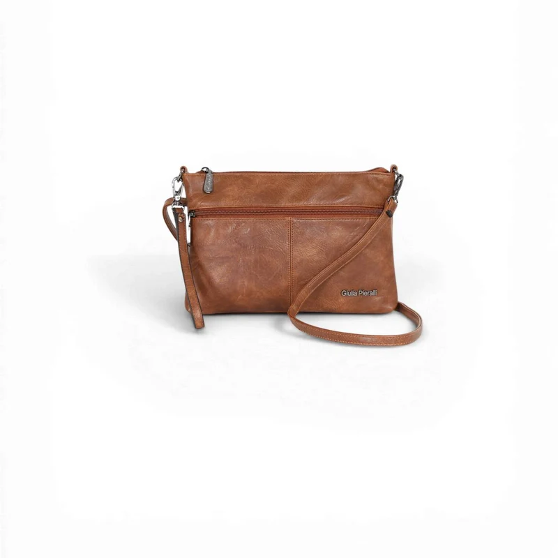Giulia Pieralli Classic Clutch Shoulderbag Coffe