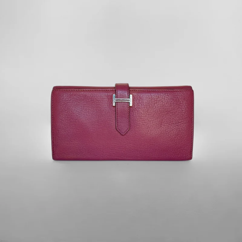 Hermès Bearn Plånbok Epsom Läder