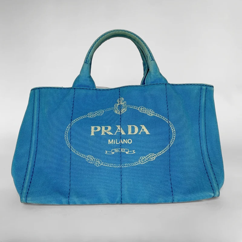 Prada Canapa Tote Large Canvas