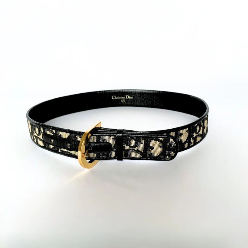 Dior Bälte 65 Jacquard Oblique-Canvas