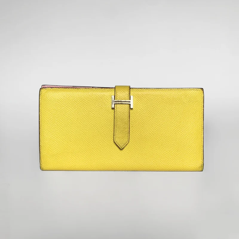 Hermès Bearn Plånbok Epsom Läder